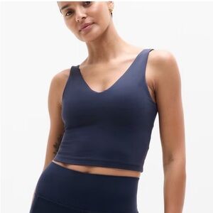 Athleta Transcend V - Neck Crop Bra